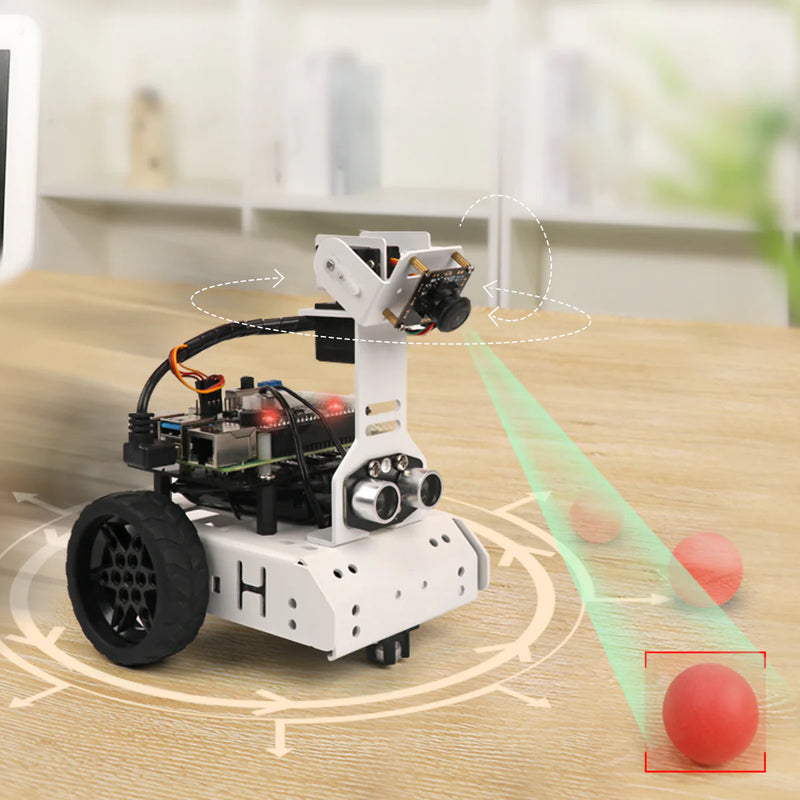 Load image into Gallery viewer, GoGoPi Hiwonder Raspberry Pi 5 Intelligent Vision Robot Car Python Program
