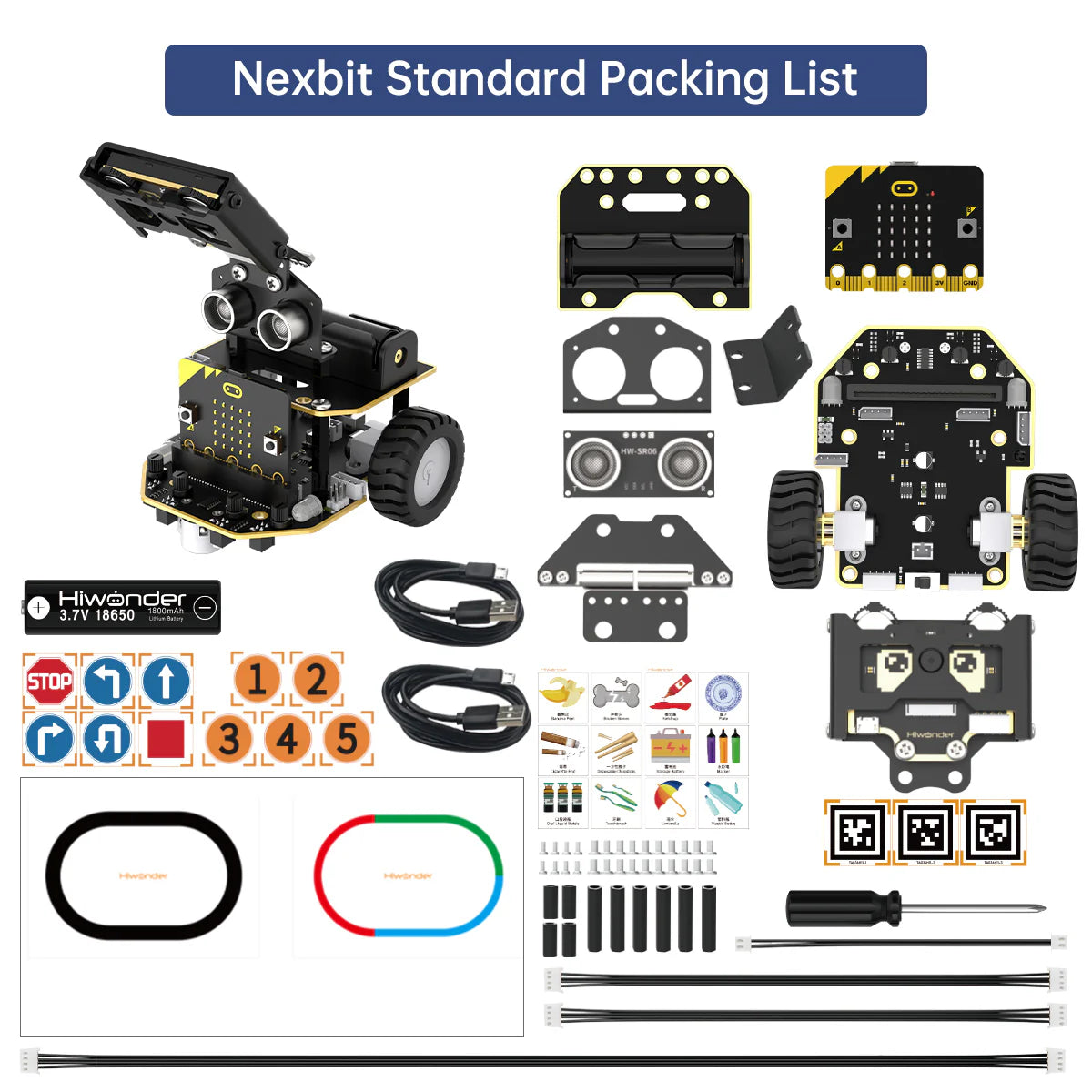 AI Vision Robot Nexbit, micro:bit Programming Educational Robot