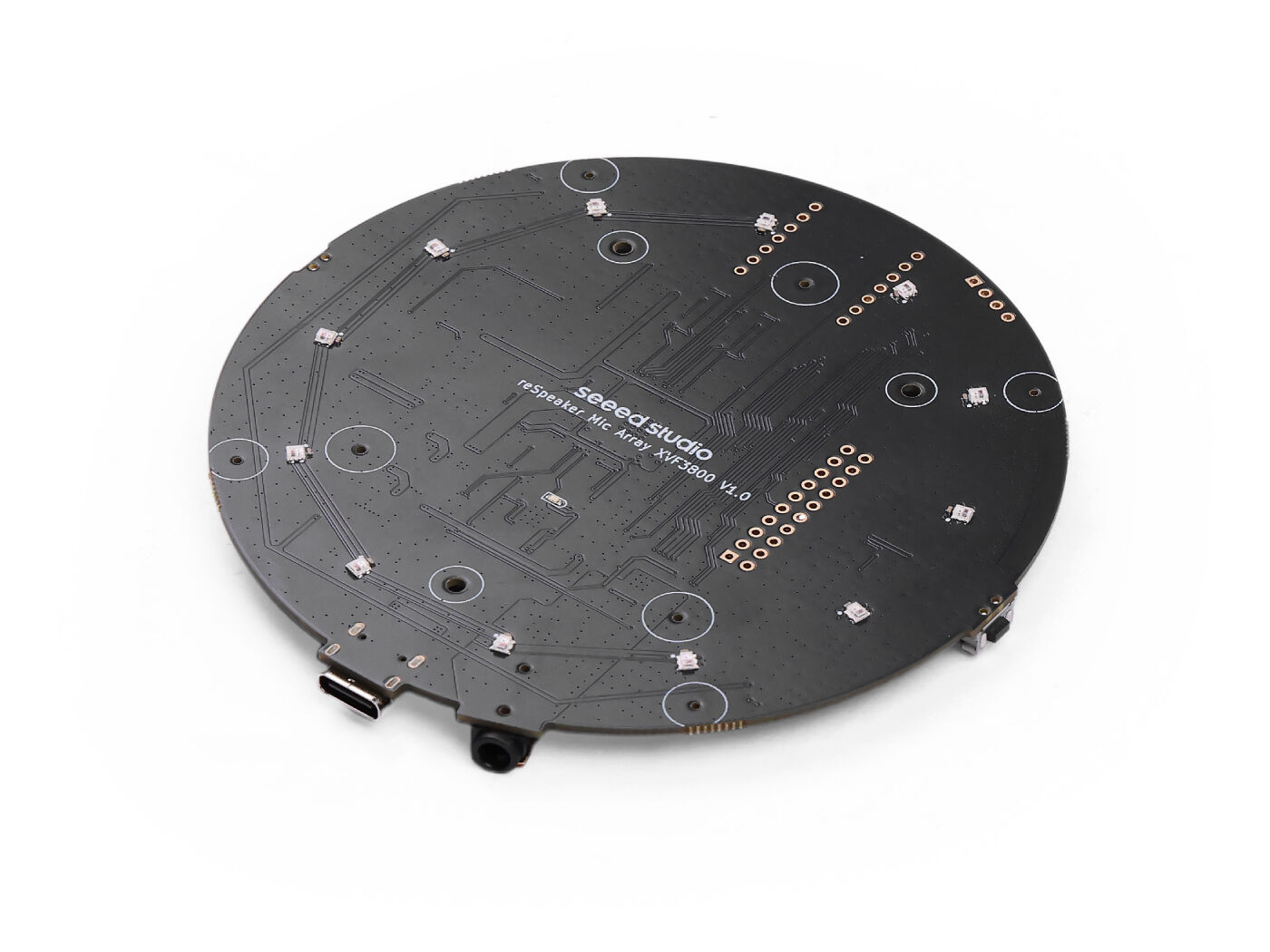 reSpeaker XMOS XVF3800 – AI-powered 4-Mic Array for Clear Voice Even in Noise