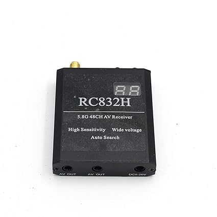 RC832H / RC832 AV Wireless Receiver - 5.8G 600MW 48CH/40CH
