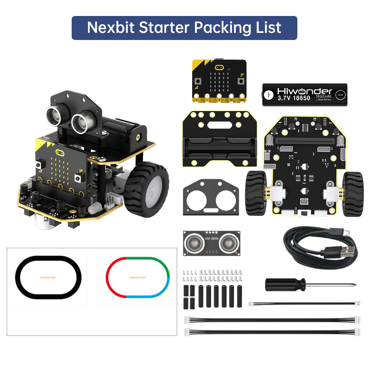 AI Vision Robot Nexbit, micro:bit Programming Educational Robot