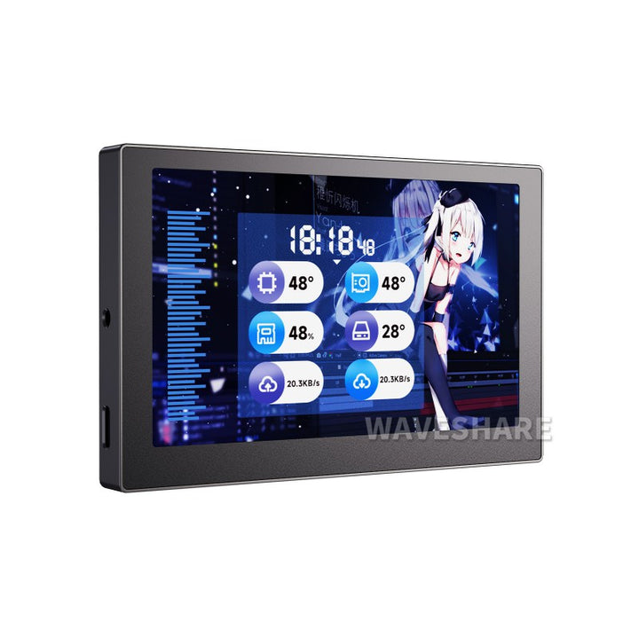 USB Monitor AIO LCD Screen with Type-C Interface and CNC Metal Case ...