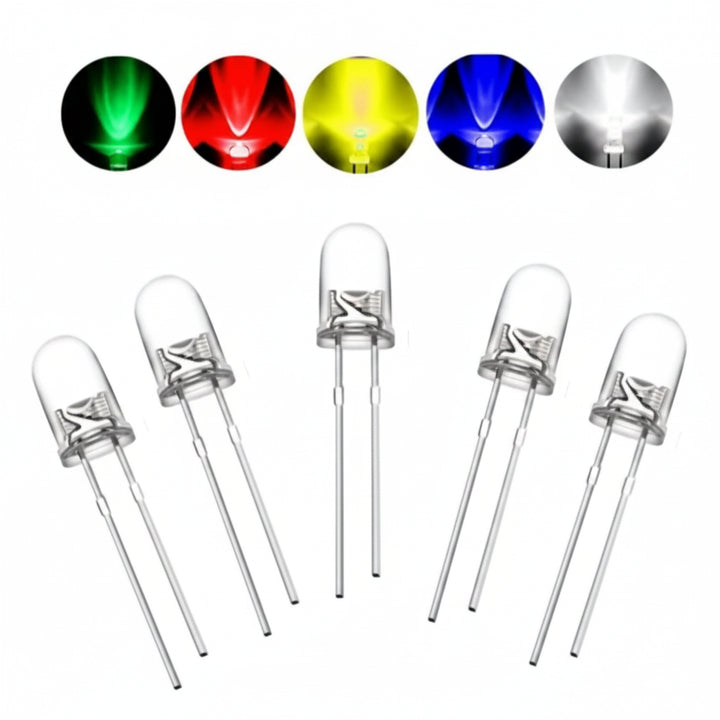 Transparent 5mm LED (Pack of 10)