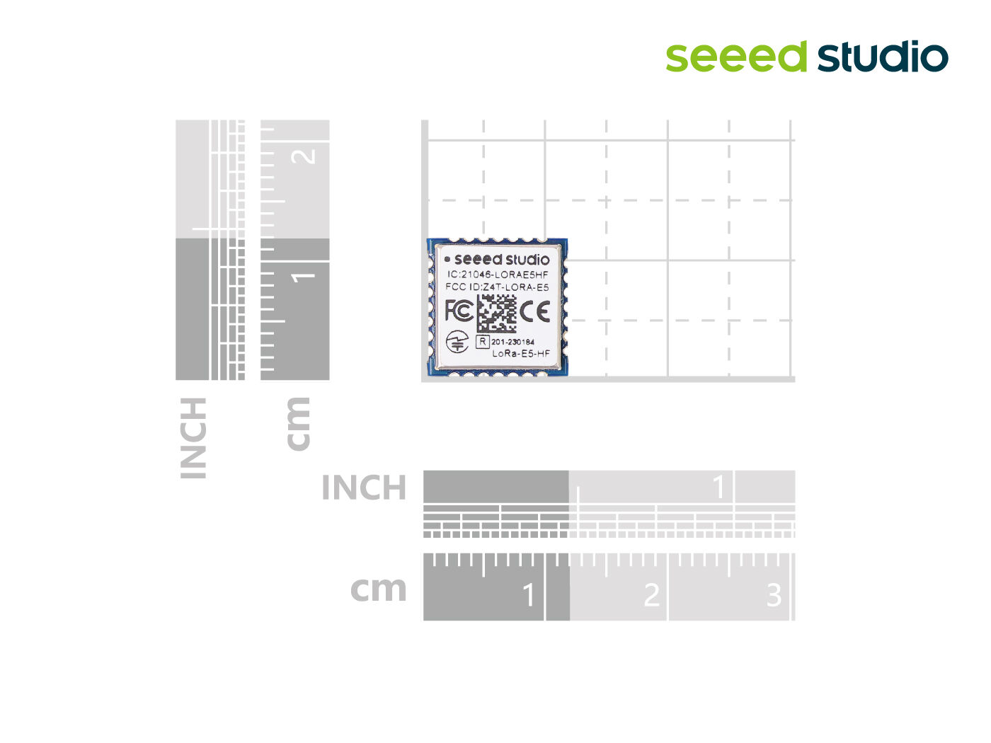 Seeed Studio Wio-E5 Wireless Module (Bulk) - STM32WLE5JC, ARM Cortex-M4 and SX126x embedded