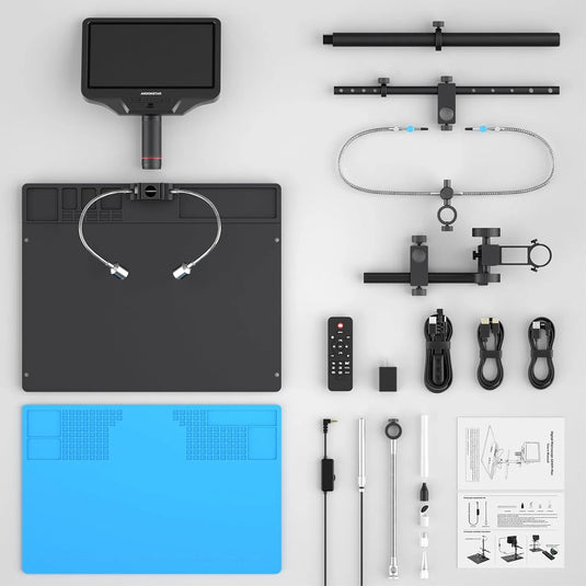 AD409 Max 10inch HDMI Digital Microscope with Endoscope