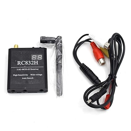 RC832H / RC832 AV Wireless Receiver - 5.8G 600MW 48CH/40CH