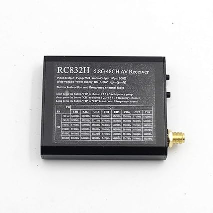 RC832H / RC832 AV Wireless Receiver - 5.8G 600MW 48CH/40CH