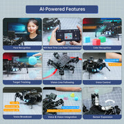 miniHexa AI Hexapod Robot with AI Vision & Voice Interaction