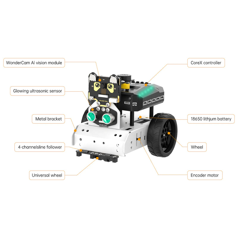 Load image into Gallery viewer, Hiwonder AiNova Pro 16-in-1 Programmable Building Robotic Kit
