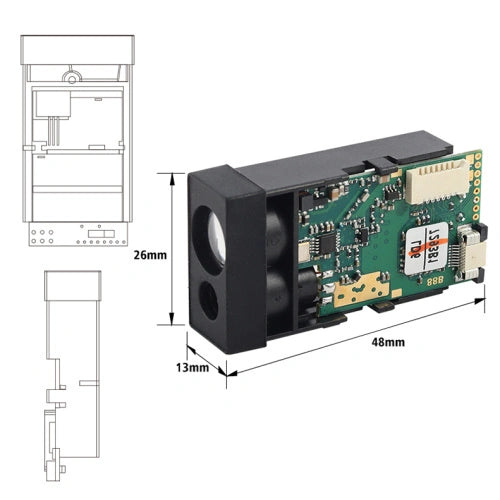 Load image into Gallery viewer, Meskernel LDK-40 Small Laser Range Sensor (40m)
