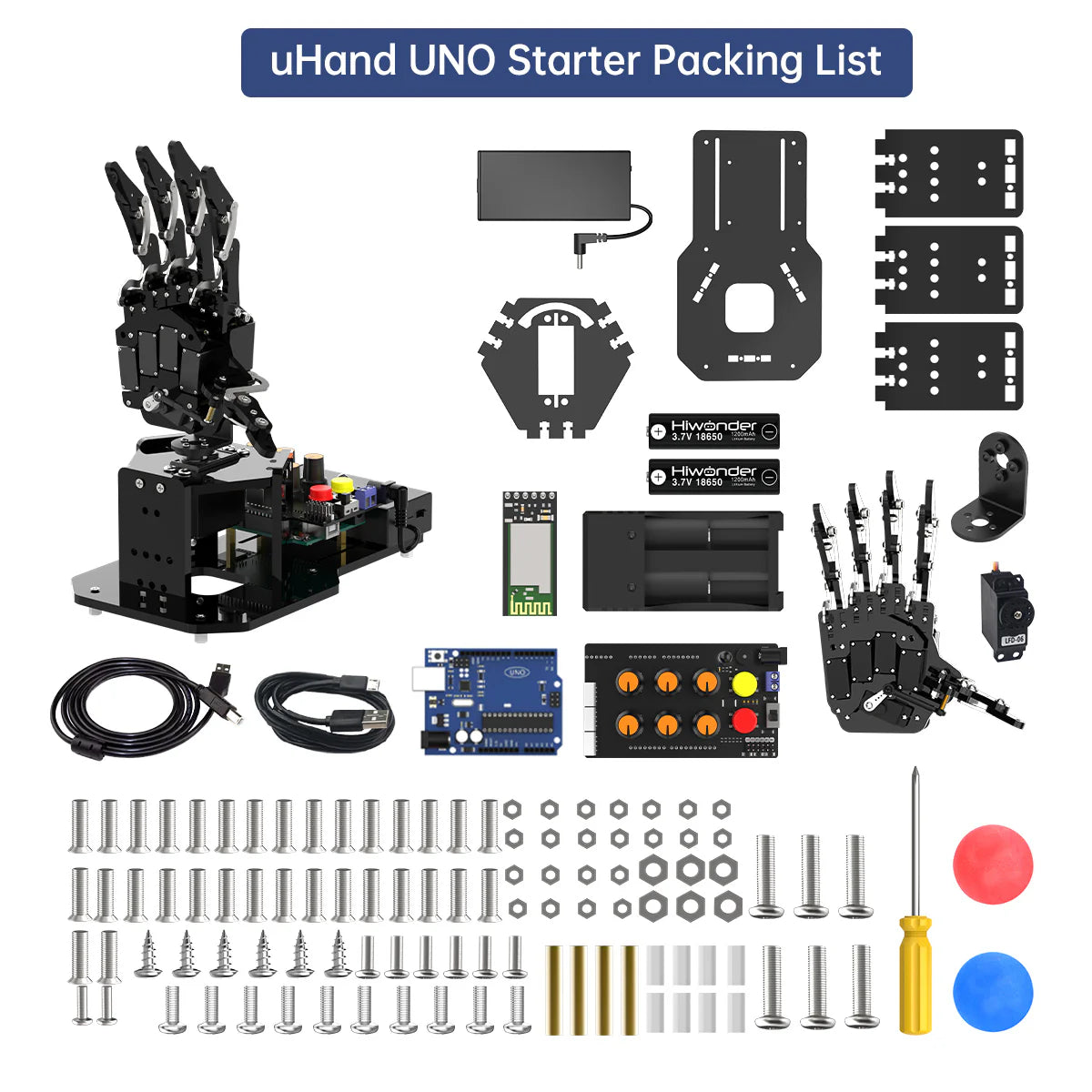 uHand UNO Open-Source AI Bionic Robot Hand