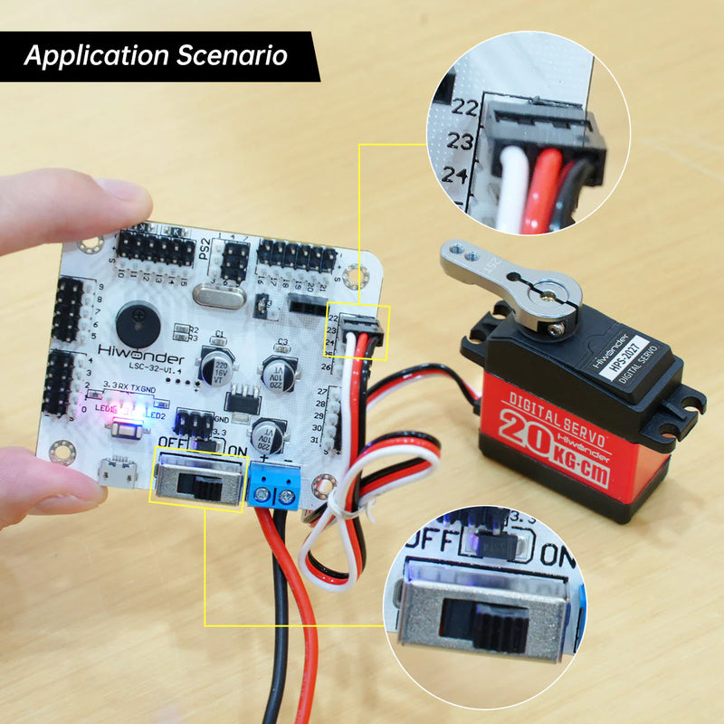 Load image into Gallery viewer, LSC-32: Hiwonder 32 Channel Digital Servo Controller with 16M Memory/ Arduino Compatible
