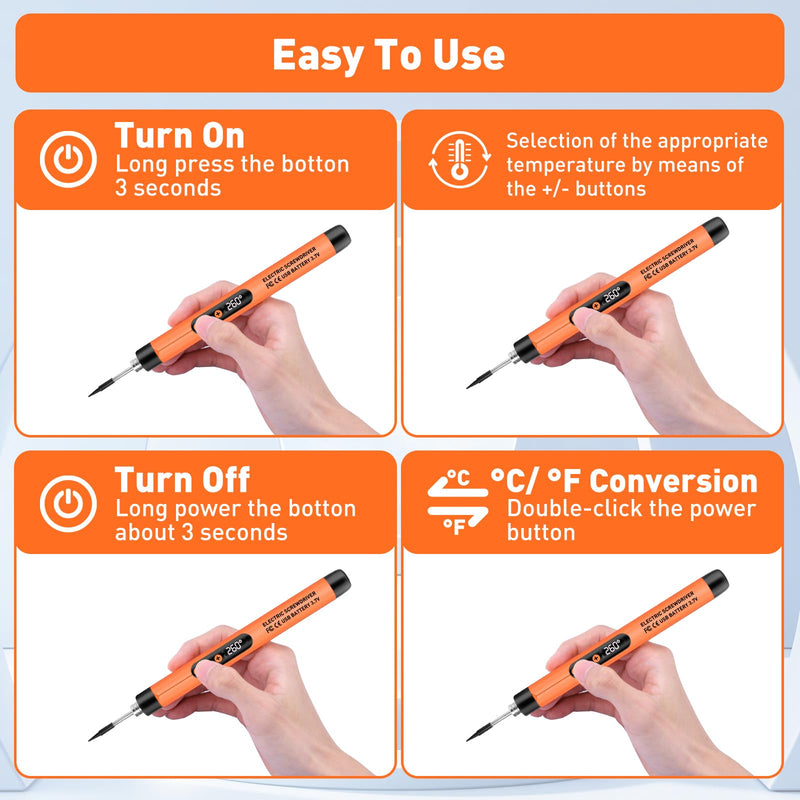 Load image into Gallery viewer, USB Soldering Iron Set Mini Digital Electric Soldering Iron Kit
