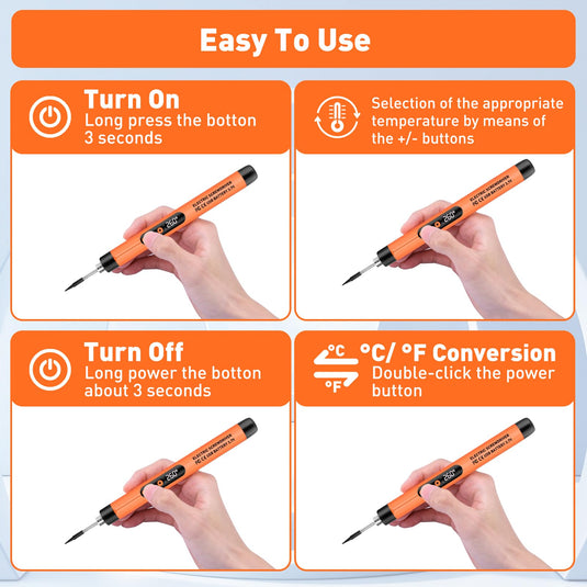 USB Soldering Iron Set Mini Digital Electric Soldering Iron Kit