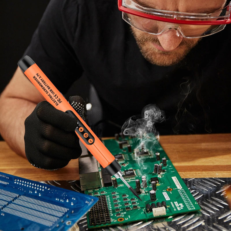 Load image into Gallery viewer, USB Soldering Iron Set Mini Digital Electric Soldering Iron Kit
