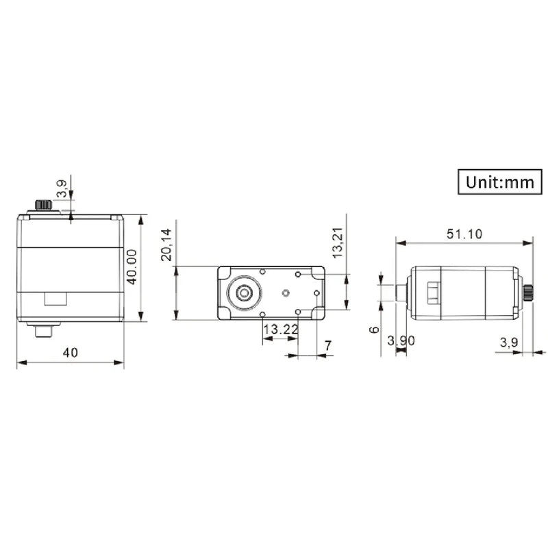 Load image into Gallery viewer, Hiwonder LX-824 Intelligent Three-Connectors Serial Bus Servo with Powerful Feedback Functions
