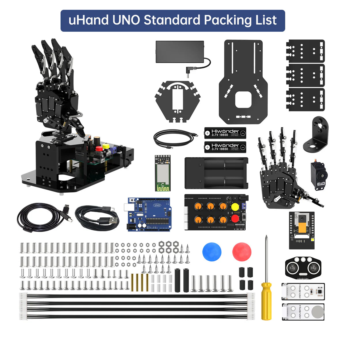uHand UNO Open-Source AI Bionic Robot Hand