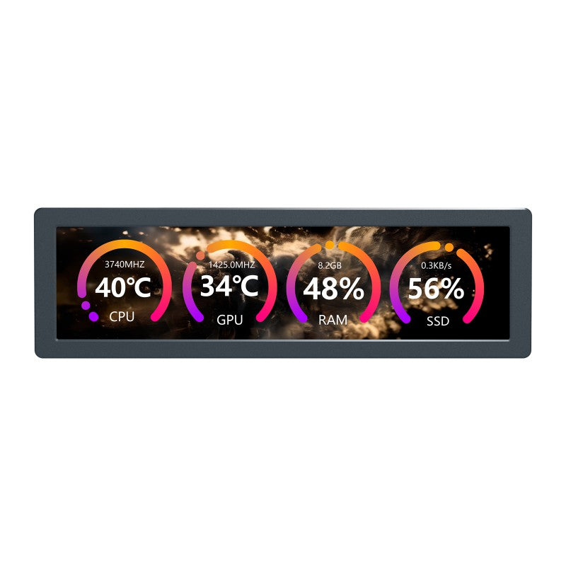 USB Monitor AIO LCD Screen with Type-C Interface and CNC Metal Case ...