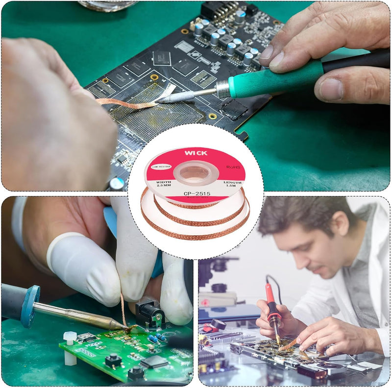 Load image into Gallery viewer, Solder Wick (Desoldering Braid) – Copper, Fluxed
