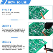 Solder Wick (Desoldering Braid) – Copper, Fluxed