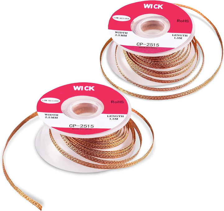 Solder Wick (Desoldering Braid) – Copper, Fluxed