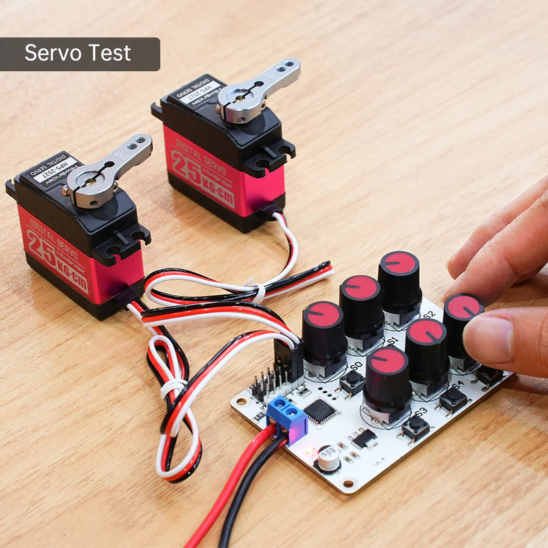 Load image into Gallery viewer, Hiwonder 6 Channel Digital Servo Tester with Over-Current Protection
