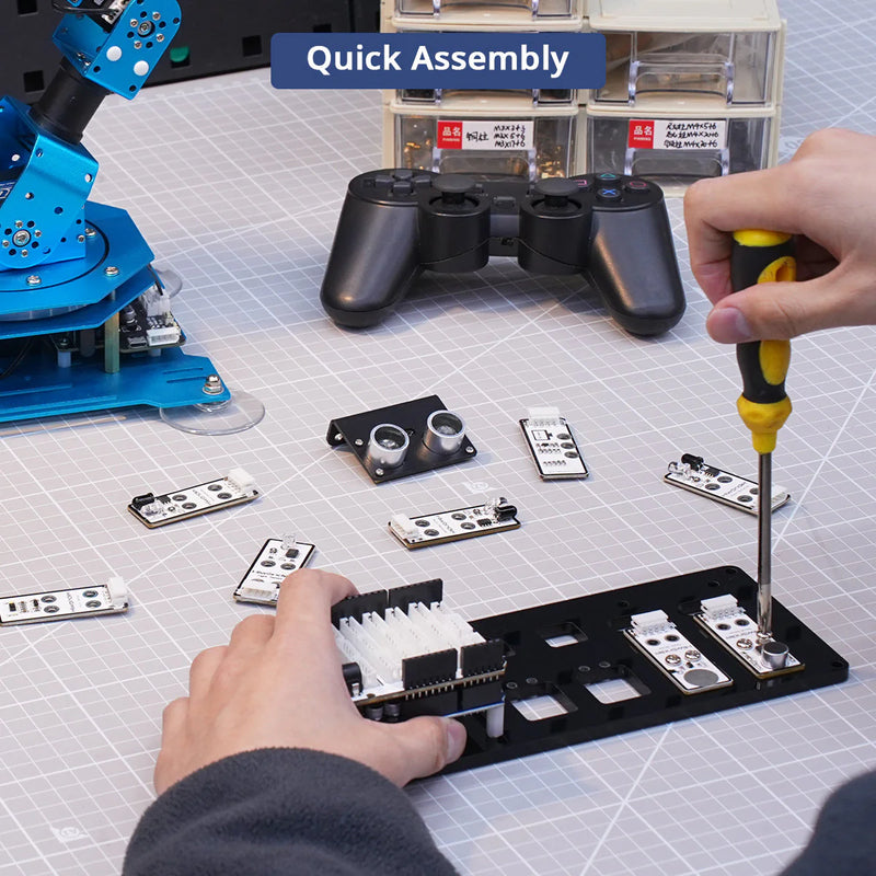 Load image into Gallery viewer, xArm UNO Robotic Arm Kit with Sensor Development Kit
