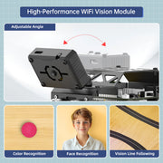 Hiwonder miniAuto AI Vision Robot Base on Arduino UNO R3 Controller with 360° Omnidirectional Mecanum Wheels