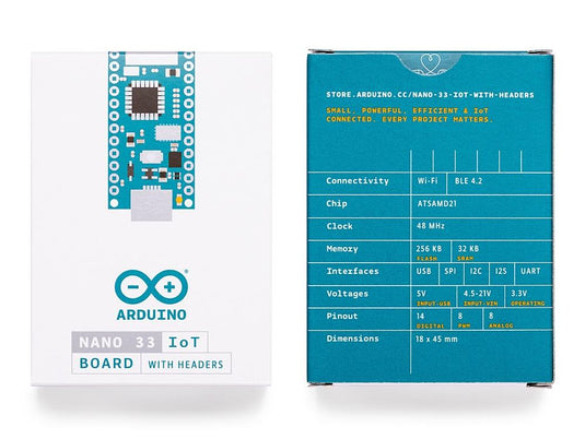 Arduino Nano 33 IOT with Headers (ABX00032)
