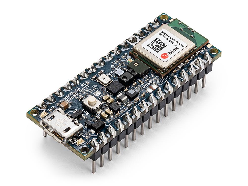 Arduino Nano 33 BLE Sense Rev2 with headers (ABX00070)