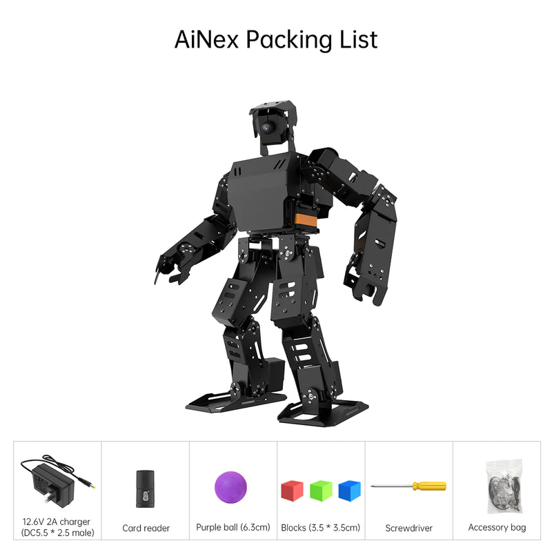 Load image into Gallery viewer, AiNex ROS Education AI Vision Humanoid Robot Powered by Raspberry Pi
