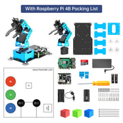 Hiwonder ArmPi mini 5DOF Vision Robotic Arm Powered by Raspberry Pi 5 Support Python, OpenCV Target Tracking for Beginners