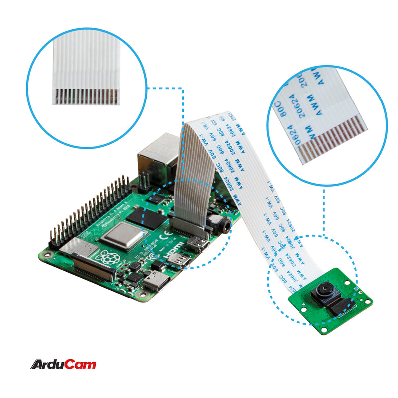 Load image into Gallery viewer, Arducam IMX219 Visible Light Fixed Focus Camera Module for Raspberry Pi
