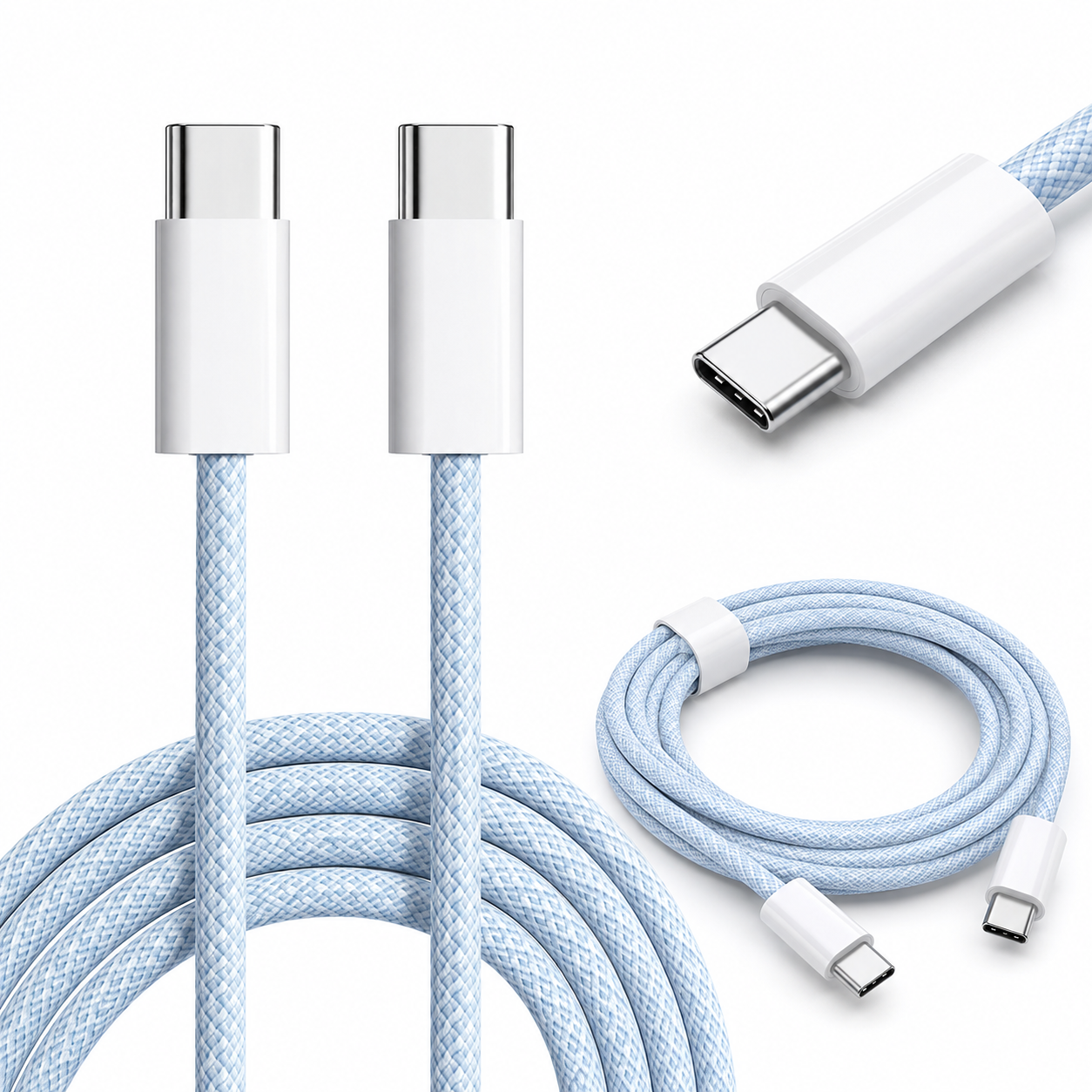 USB-C to USB-C PD Fast Charging Braided Cable