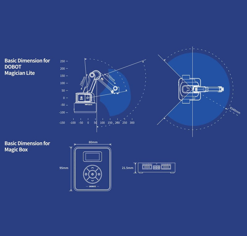 Load image into Gallery viewer, Magician Lite – K12 Intelligent Robotic Arm for AI &amp; Robotics Education
