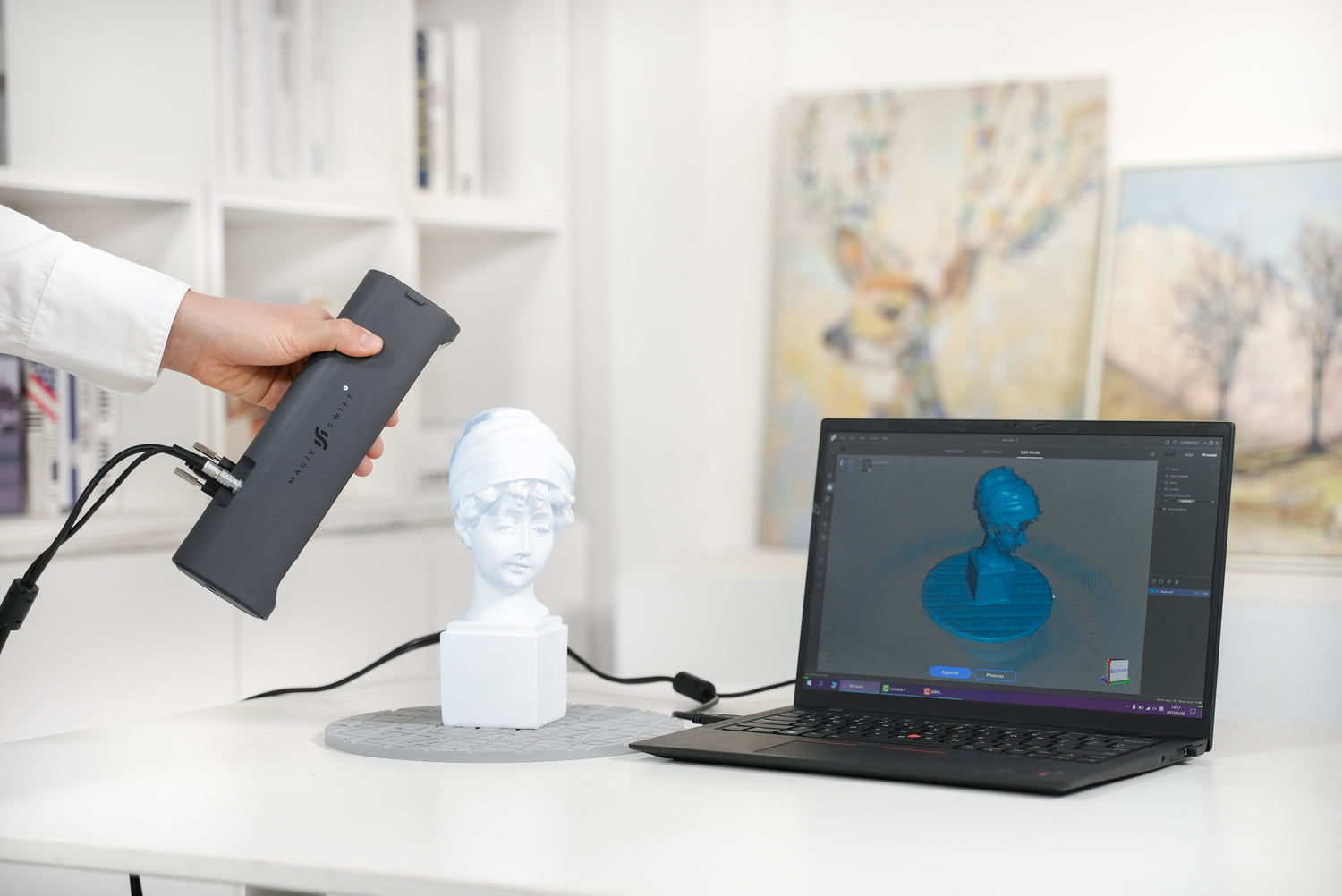 Magic Swift Plus 3D Scanner - Ultra Accurate 0.1 mm and 0.25 mm ...