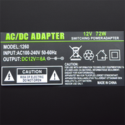 12V 6A High Quality Power Supply