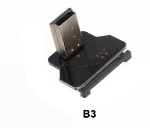 كابل تمديد مسطح (Ribbon) من نوع FFC بموصلات Type-C وMini وMicro USB