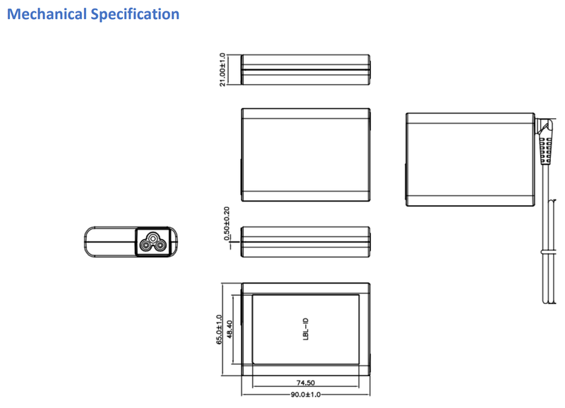 Load image into Gallery viewer, 12V/5A 60W Power Adapter - HA-1600-12C1
