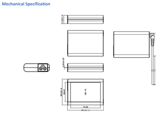 12V/5A 60W Power Adapter - HA-1600-12C1