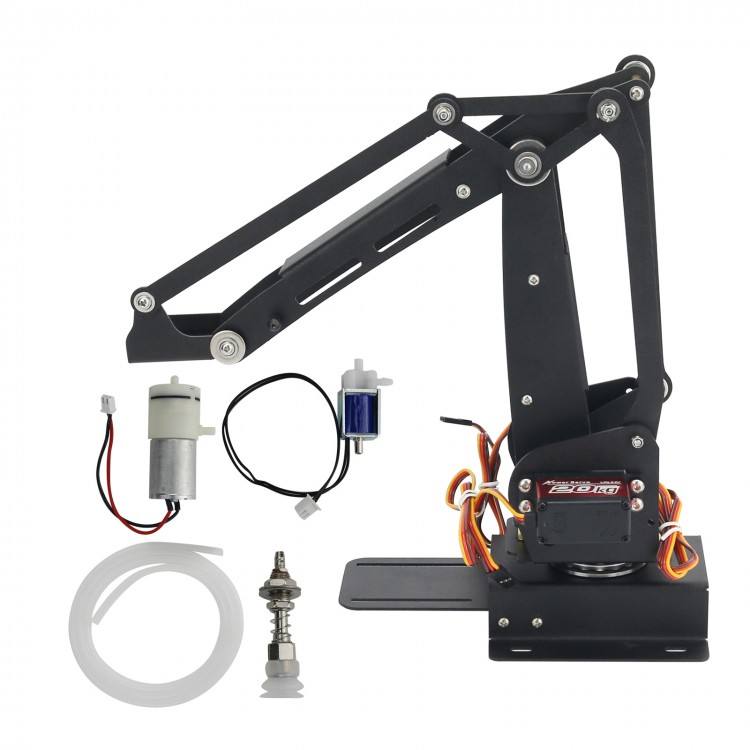 Load image into Gallery viewer, 3 DOF Robot Arm 270 Degree 500g Air Pump Robotic Arm Kit
