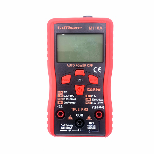 TAFFWARE M118A Digital Mini Multimeter