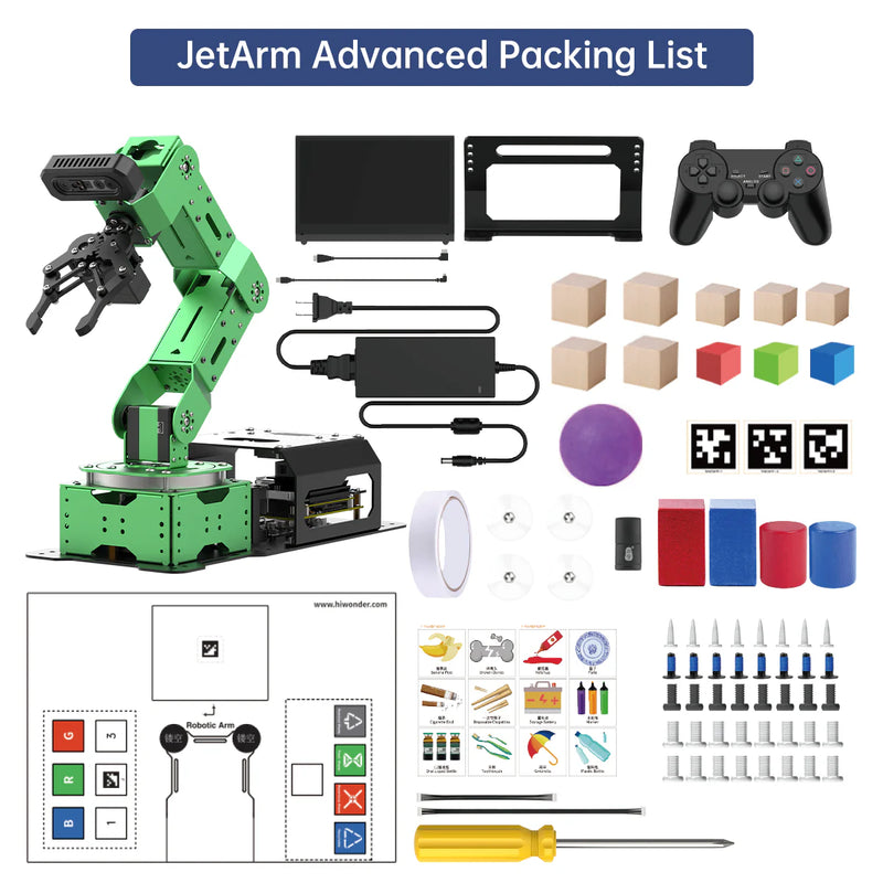 Load image into Gallery viewer, JetArm JETSON NANO Robot Arm ROS
