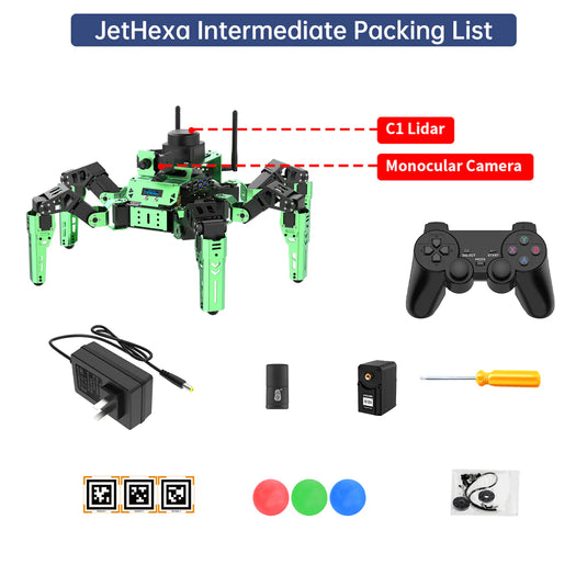 JetHexa ROS Hexapod Robot Kit with Jetson Nano