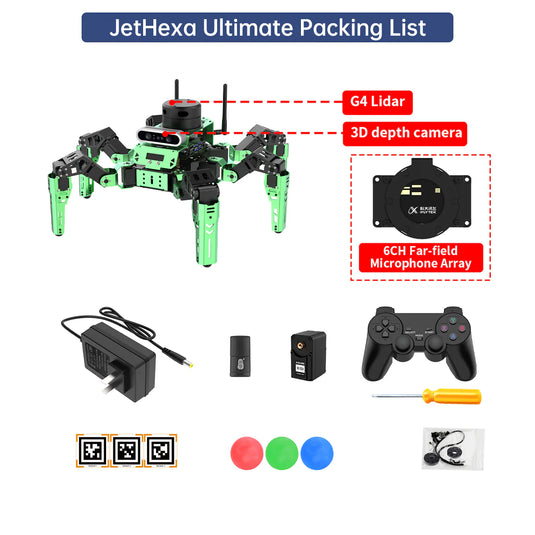 JetHexa ROS Hexapod Robot Kit with Jetson Nano