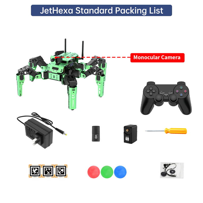 Load image into Gallery viewer, JetHexa ROS Hexapod Robot Kit with Jetson Nano

