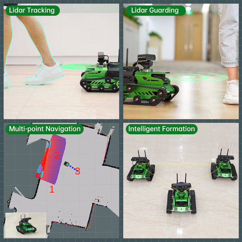 Load image into Gallery viewer, JetTank ROS Robot Tank Powered By Jetson Nano
