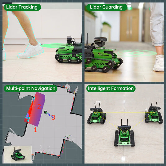 JetTank ROS Robot Tank Powered By Jetson Nano