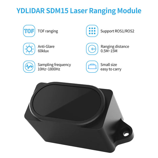 YDLIDAR SDM15 Outdoor 15M Single Point Ranging Laser Sensor ...