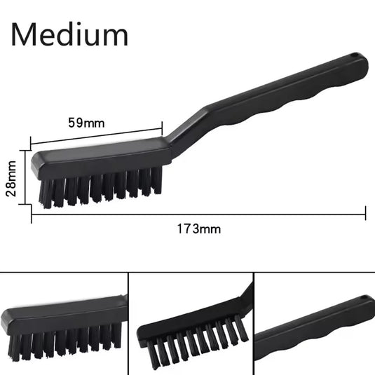 Anti-Static PCB Rework Cleaning Brush Set – Black Non-Slip